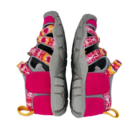 Keen Seacamp II CNX Sandals Lace Bungee Close Toe 1026319 Pink Kids Size 13 - Picture 7 of 9